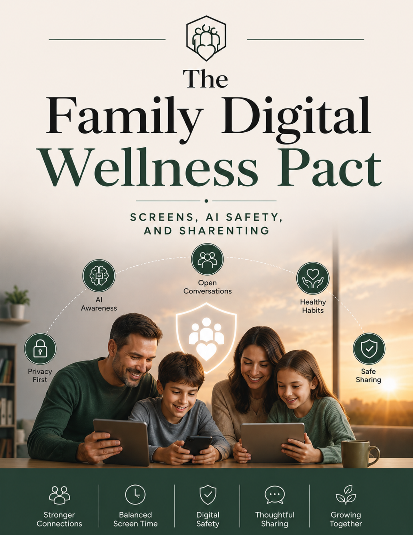 The Family Digital Wellness Pact: Screens, AI Safety, and Sharenting