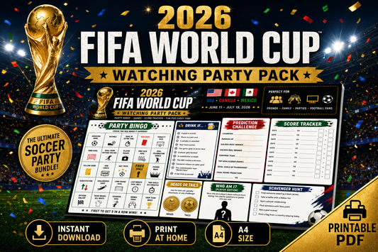 2026 FIFA World Cup Wall Chart & Bracket Tracker — Printable PDF
